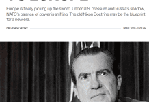 The Nixon Doctrine comes to Europe