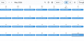 Crisis? What crisis? Crisis? What crisis?