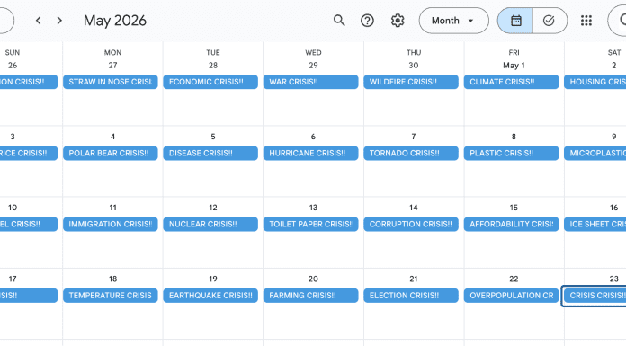 Crisis? What crisis? Crisis? What crisis?